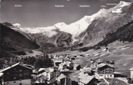 Saas-Fee (1800 M) Mit Fee-Gletscher, Allalin, Alphubel, Täschhorn, Dom Und Lenzspitze. - Täsch