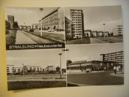 Germany: Sralsund - Neubauviertel Knieper, Heinrich-Heine-Ring -  1970s Unused - Stralsund