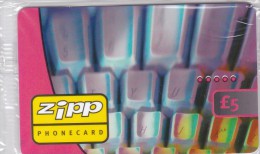 UK, £5, Zipp,  Mint In Blister Prepaid Card, 2 Scans. - Other & Unclassified