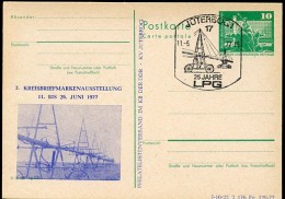 DDR P79-5a-77 C41 Postkarte PRIVATER ZUDRUCK Beregnungsanlage Jüterbog Sost. 1977 - Cartoline Private - Usati