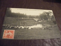 A85...CPA...43...HAUTE LOIRE.env.de MONTFAUCON.Le Pont Des Rochettes......rare Beau Plan Animé  ...écrite & Voyagée 1915 - Montfaucon En Velay