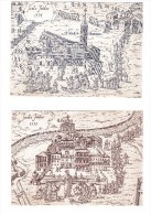 VATICAN 1983 The Major Basilicas In The Year 1575 Set Of 4 Post Cards 2x300 + 2x350 - Entiers Postaux