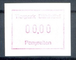 Switzerland Suisse ATM FRAMA Tierpark Dählhölzli Ponyreiten Print 00.00 MNH XX - Timbres D'automates