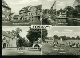 Storkow MB Rudolf-Breitscheid-Straße Burghof Schwimmbad Auto Sw 10.7.1973 - Storkow