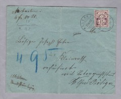 Heimat BE MELCHNAU 1903-11-20 NN-Brief Nach Obersteckholz - Covers & Documents