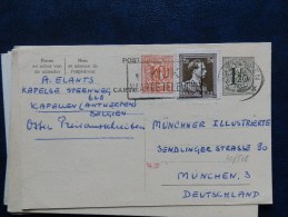 40.508    CP   BELGE POUR   ALLEMAGNE - Covers & Documents
