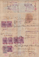 India  QV  7  Share Transfer  Revenues  To  5R  On Document # 62847  Inde Indien - 1882-1901 Imperio