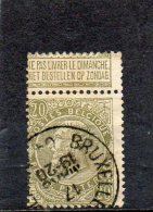 BELGIQUE     20 C    Année 1893-1900   Y&T:59    (belle Oblitération) - Sonstige & Ohne Zuordnung