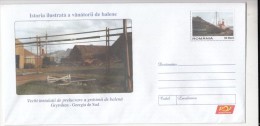 WHALES HUNTINGS HISTORY, GRYTVIKEN- FAT PROCESSING, COVER STATIONERY, ENTIER POSTAL, 2006, ROMANIA - Ballenas