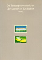 Jahres-Satz Deutschland 1978 BRD 956/99 Plus Berlin 561/90 ** 103€ Ohne SD Without Black Print Year-set Book Bf Germany - Collections (en Albums)