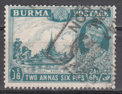 Burma    Scott No.  57   Used   Year  1946 - Myanmar (Birmanie 1948-...)