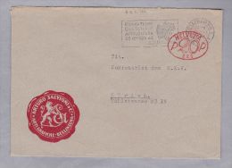 MOTIV Landwirstchaft 1948-09-09 Bellinzona Flaggenstempel #4.1.162 Esposizione Cantonal Agricoltura Firmenfreistempel - Storia Postale