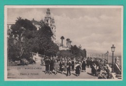 MONTE-CARLO --> Théatre Et Terrasse - Opera House & Theather