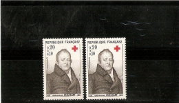 FRANCE VARIETES  N°1433 A  2 NUANCES   2 TIMBRES - Nuevos