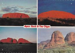 Ayers Rock & The Olgas Multiview - Barker BS 28 Unused - Uluru & The Olgas