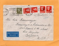 Norway 1945 Cover Mailed To USA - Lettres & Documents