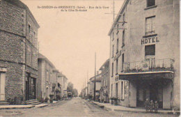 Saint Siméon De Bressieux  " Rue De La Gare  De La Côte St André " - Bressieux