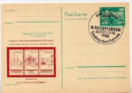DDR P79-14-82 C186 Postkarte PRIVATER ZUDRUCK Bauwerke Eisenberg Gera Stadtroda 1982 - Private Postcards - Used