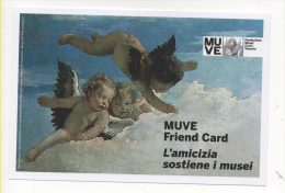 Fre208 Freecard Promocard Fondazione Musei Civici Venezia, MUVE, Musee Museum Venice, Friend Card, Angeli, Angels - Sonstige & Ohne Zuordnung