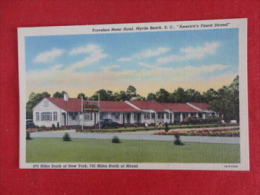 South Carolina > Myrtle Beach Travelers Motor Hotel   Not Mailed  Ref 1211 - Myrtle Beach