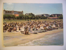 Germany: Seebad Ahlbeck - Am Strand, Booten, Leute, On The Beach, People - 1960 Used - Wolgast