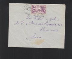 Lettre Tahiti 1932 - Storia Postale