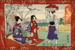 Japanese Scene. Raphael Tuck & Sons "Real Japanese" Connoisseur Series 2513. Ca.1903. - Ohne Zuordnung