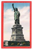 "Statue Of Liberty In New York Harbor New York City" Color - Statue Of Liberty