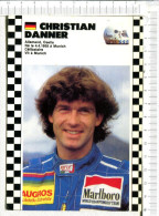 FORMULE  1 -  Saison 1986-1987  -  Championnat Du Monde  -   Christian   DANNER - Grand Prix / F1