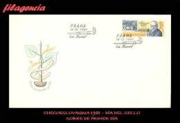 EUROPA. CHECOESLOVAQUIA SPD-FDC. 1981. DÍA DEL SELLO CHECO - FDC