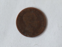 ESPAGNE 5 CENTIMOS 1879 - Münzen Der Provinzen