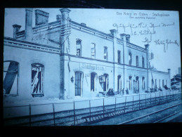 Prussia Stallupoenen /Nesterov Historical Town 1st War - Bahnhof Used 01.01.1916 - Altri & Non Classificati