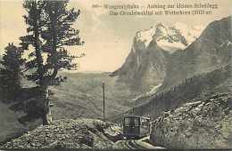 Suisse -ref C406- Wengeralpbahn -train Ligne De Chemin De Fer - Carte Bon Etat - - Enge