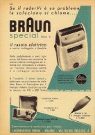 # RASIERER BRAUN 1950s Advert Pubblicità Publicitè Reklame Razor Rasoio Rasoir Rasuradora Electric Shaver - Hojas De Afeitar