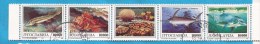 1993 X 2589-92   JUGOSLAVIJA FAUNA MEERESTIERE FISCHE   WWF   STRIP USED - Used Stamps