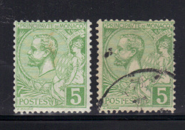 MONACO- Y&T N°22- Neuf Avec Charnière * Et Oblitéré - Unused Stamps