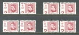 1978 GREENLAND DEFINITIVE 8x Stamps MICHEL: 106 MNH ** - Nuevos