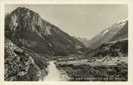 Suisse -ref C377- Blick Gegen Innertkirchen Und Die Grimsel  - Carte Bon Etat - - Innertkirchen