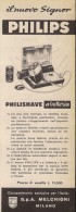 # RASIERER PHILIPS 1950s Advert Pubblicità Publicitè Reklame Razor Rasoio Rasoir Rasuradora Electric Shaver - Hojas De Afeitar