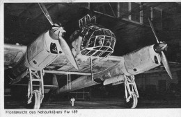 LUFTWAFFE Aviation Militaire Avion Fw 189 Dans Son Hangar - 1939-1945: 2ème Guerre