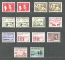 1980 - 1987 GREENLAND STAMPS ALL MNH ** - Ungebraucht