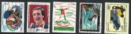 ITALIA 2007-2013 5 Postally Used Stamps MICHEL # - 2011-20: Afgestempeld
