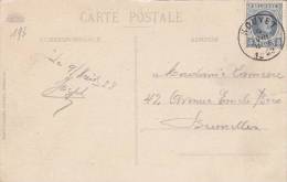 BEL28/ COB 193  Hoyet Sur CP Chateau D´Ardenne Editeur Henri Georges - Lettres & Documents
