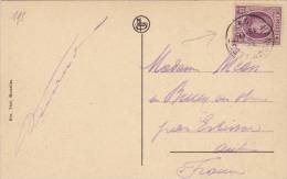 BEL29/ COB 195 Han-sur-Lesse Sur CP Dinant - Lettres & Documents