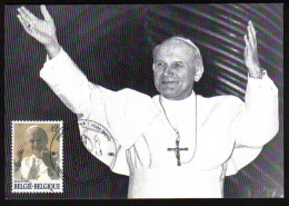 Carte-Maximum Du Timbre COB N° 2166 - Visite Du Pape Jean-Paul II En Belgique - 1981-1990