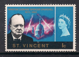 St Vincent 1966 1ct Churchill Centenary MM  ( D391 ) - St.Vincent (...-1979)