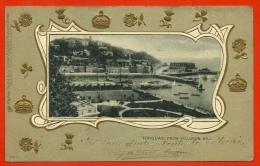 CPA Post Card England TORQUAY From Waldron Hill ° Raphael Tuck & Sons * Gaufrée Embossed - Torquay