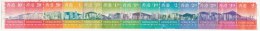Used Complete Strip Of Hong Kong Definitives, Definitive Monuments, 1997 ?, - Usati