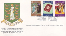 British Virgin Islands 1977 Silver Jubilee FDC - Iles Vièrges Britanniques