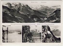 Bürgenstock   -   Multicard - Hammetschwand - Blick  Ins  Engelbergertal - 1955 - Andere & Zonder Classificatie